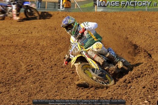 2009-10-03 Franciacorta - Motocross delle Nazioni 2721 Qualifying heat MX1 - Chad Reed - Suzuki 450 AUS